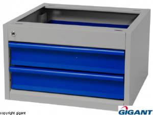 Workshop Drawer Unit of Sheet Steel, depth 500 mm