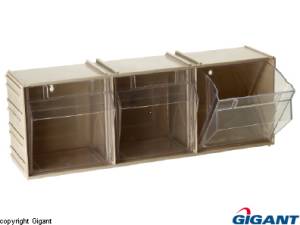 Storage chest, crystal clear, expandable