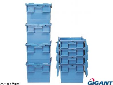 Transport Box of Polypropylene Blue