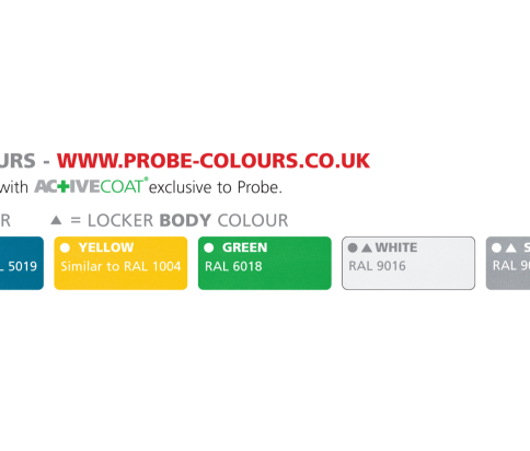 Standard locker colours